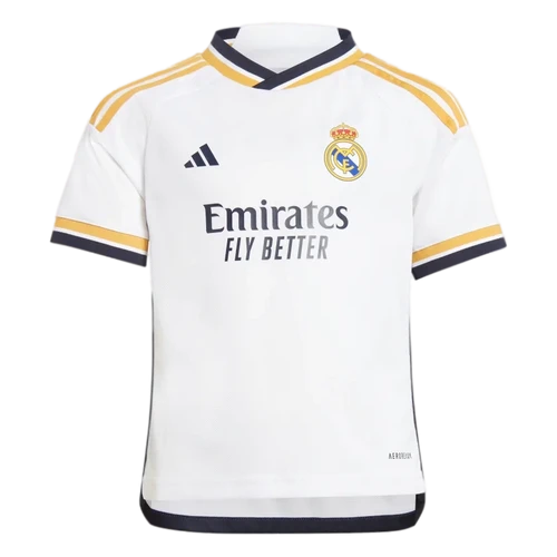 Real Madrid 23/24 Kid's Home Shirt and Shorts