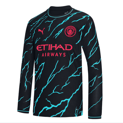 Manchester City 23/24 Men's Third Long Sleeve Shirt