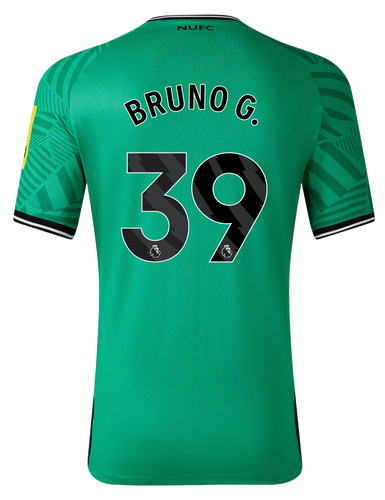 BRUNO G. #39 Newcastle United 23/24 Stadium Men's Away Shirt - PL Font