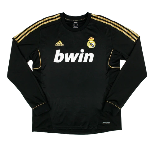Real Madrid 11/12 Men's Away Retro Long Sleeve Shirt