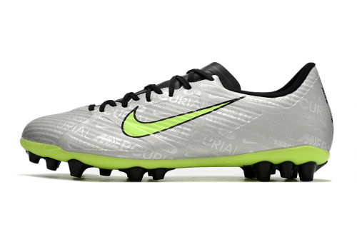 Nike Mercurial Vapor XV Academy AG Football Boots - Gry/Neon Yellow