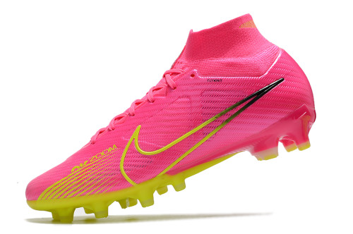 Nike Air Zoom Mercurial Superfly 9 Elite AG Football Boots - Pink/Yellow
