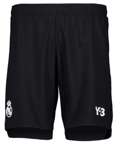Real Madrid Y-3 23/24 Kid's Goalkeeper Black Shirt and Shorts