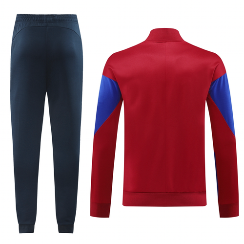 Barcelona 24/25 Men's Red Long Zip Jacket