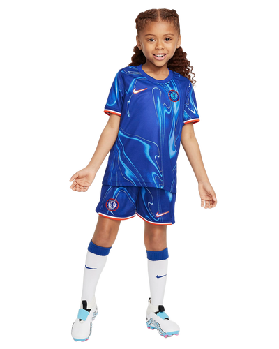 PALMER #20 Chelsea 24/25 Kid's Home Shirt and Shorts - Chelsea Font