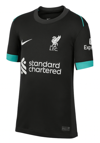 M.SALAH #11 Liverpool 24/25 Kid's Away Shirt and Shorts - PL Font