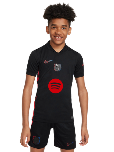 Barcelona 24/25 Kid's Away Shirt and Shorts