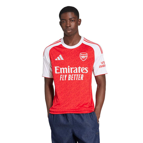 RICE #41 Arsenal 25/26 Stadium Men's Home Shirt - PL Font