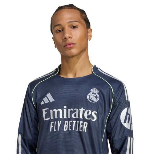 Real Madrid 25/26 Men's Away Long Sleeve Shirt