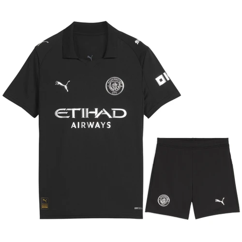 HAALAND #9 Manchester City 25/26 Kid's Away Mini-Kit - City Font