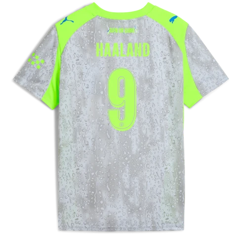 HAALAND #9 Manchester City 25/26 Authentic Men's Third Shirt - City Font