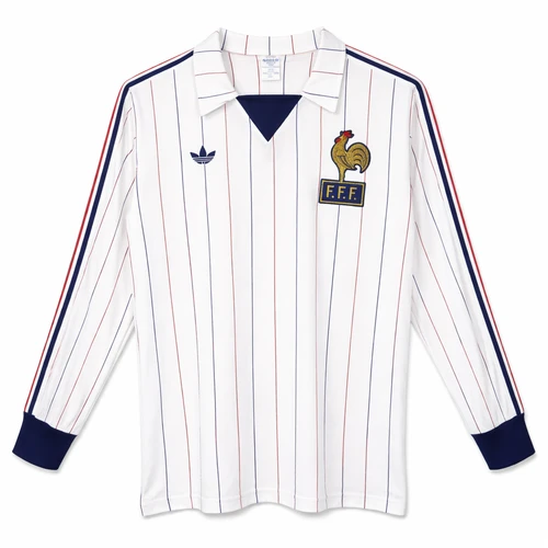 France 1980/82 Men's Away Retro Long Sleeve Shirt