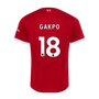 GAKPO #18 Liverpool 23/24 Authentic Men's Home Shirt - PL Font