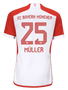 MÜLLER #25 Bayern Munich 23/24 Authentic Men's Home Shirt