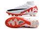 Nike Air Zoom Mercurial Superfly 9 Elite AG Football Boots - White/Red