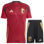Belgium 2024 Kid's Home Shirt and Shorts