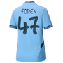 FODEN #47 Manchester City 24/25 Women's Home Shirt - Man City Font