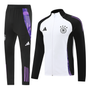 Germany 24/25 Men's White Long Zip Jacket