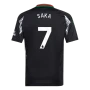 SAKA #7 Arsenal 24/25 Kid's Away Shirt and Shorts - PL Font