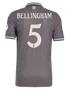 BELLINGHAM #5 Real Madrid 24/25 Authentic Men's Third Shirt