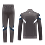 Real Madrid 24/25 Men's Gray Long Zip Jacket