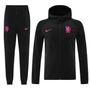 Chelsea 24/25 Men's Black Long Zip Hoodie
