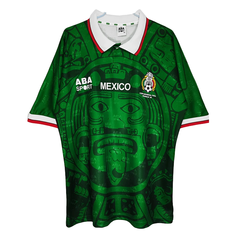 Mexico 1998 Men's Home Retro Shirt