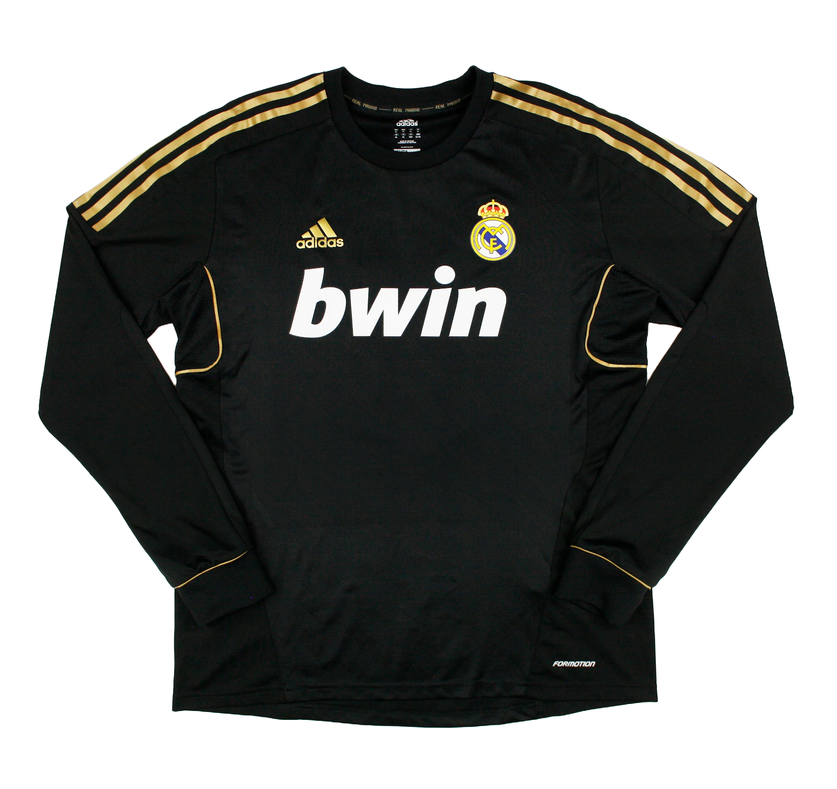 Real Madrid 11/12 Men's Away Retro Long Sleeve Shirt