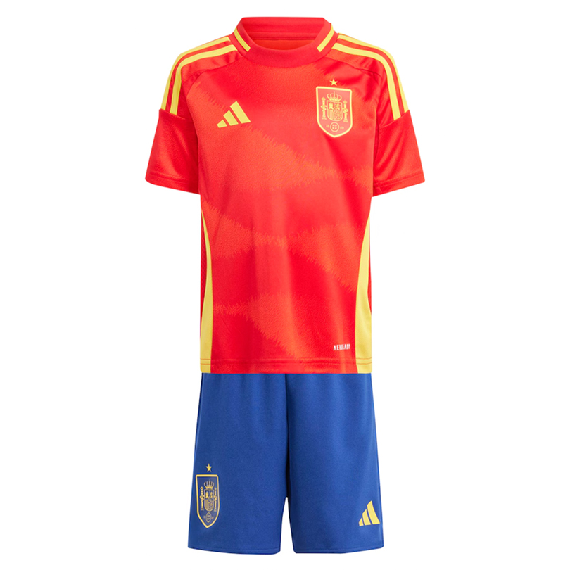 Spain 2024 Kid's Home Shirt and Shorts