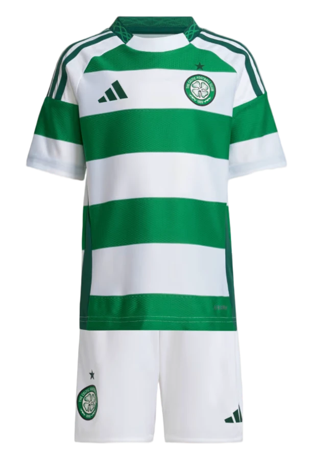 Celtic 24/25 Kid's Home Shirt and Shorts