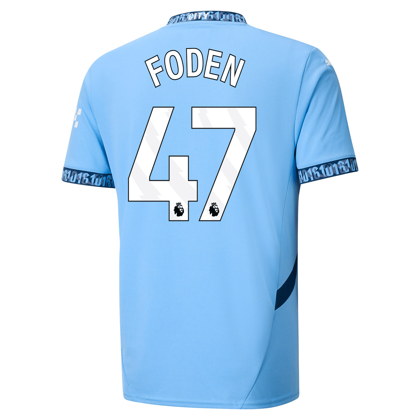 FODEN #47 Manchester City 24/25 Stadium Men's Home Shirt - PL Font