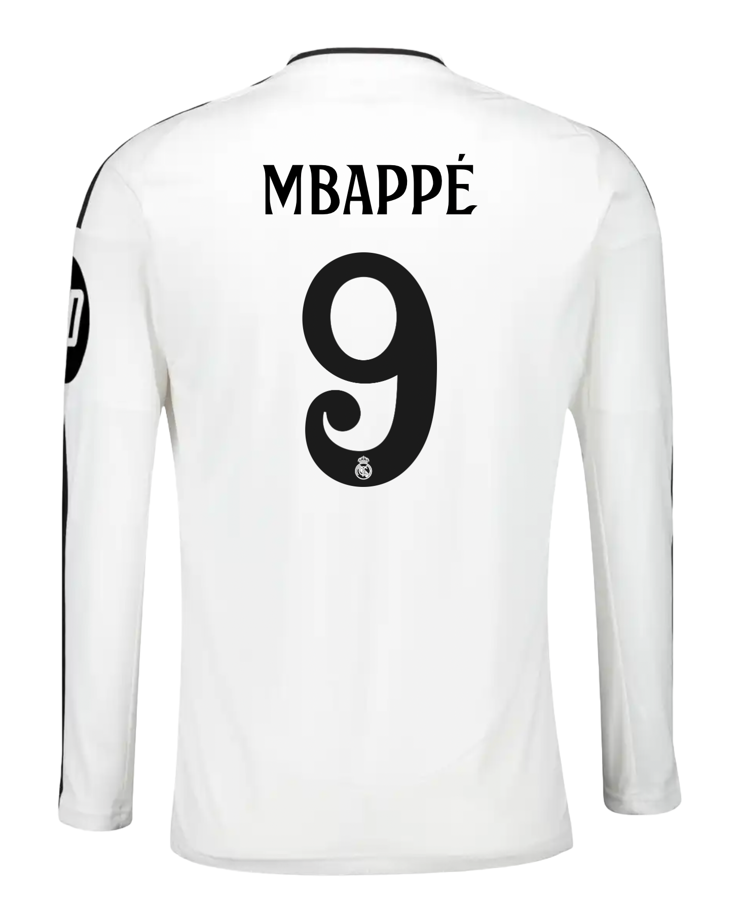 MBAPPÉ #9 Real Madrid 24/25 Men's Home Long Sleeve Shirt