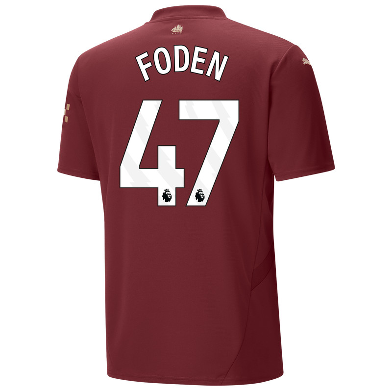 FODEN #47 Manchester City 24/25 Stadium Men's Third Shirt - PL Font