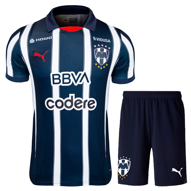 CF Monterrey 24/25 Kid's Home Shirt and Shorts