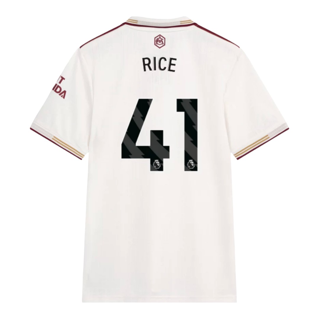 RICE #41 Arsenal 25/26 Authentic Men's Third Shirt - PL Font
