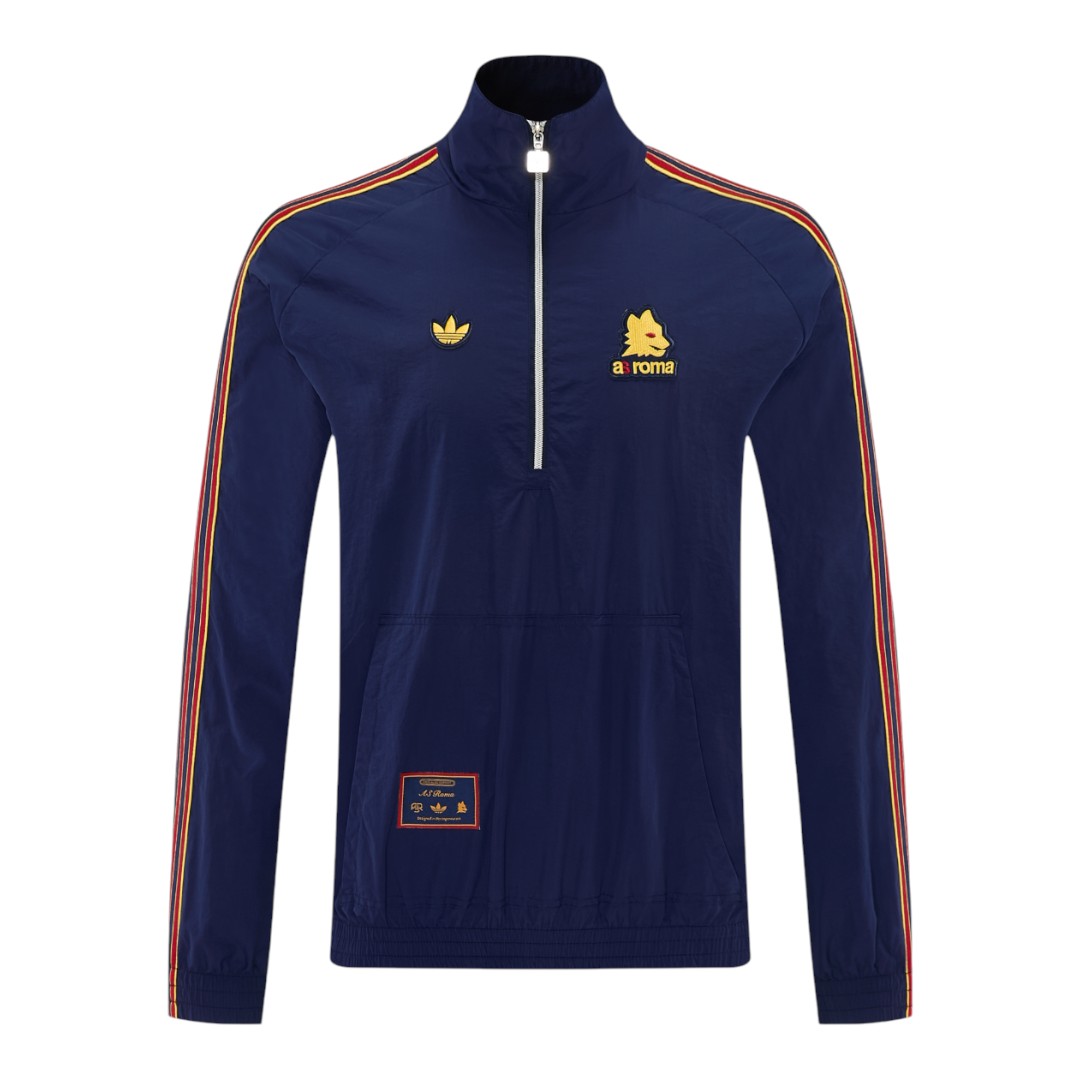 AS Roma 25/26 Men's Navy Half Zip Jacket