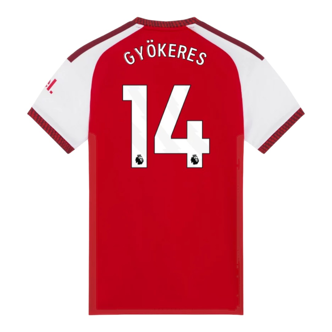 GYÖKERES #14 Arsenal 26/27 Women's Home Shirt - PL Font