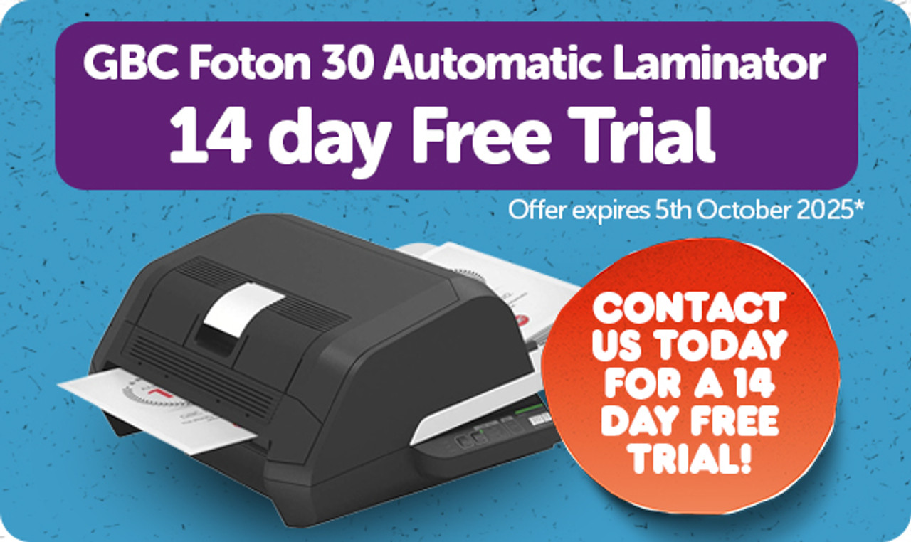 14 day Free Trial - GBC Foton 30 Automatic Laminator