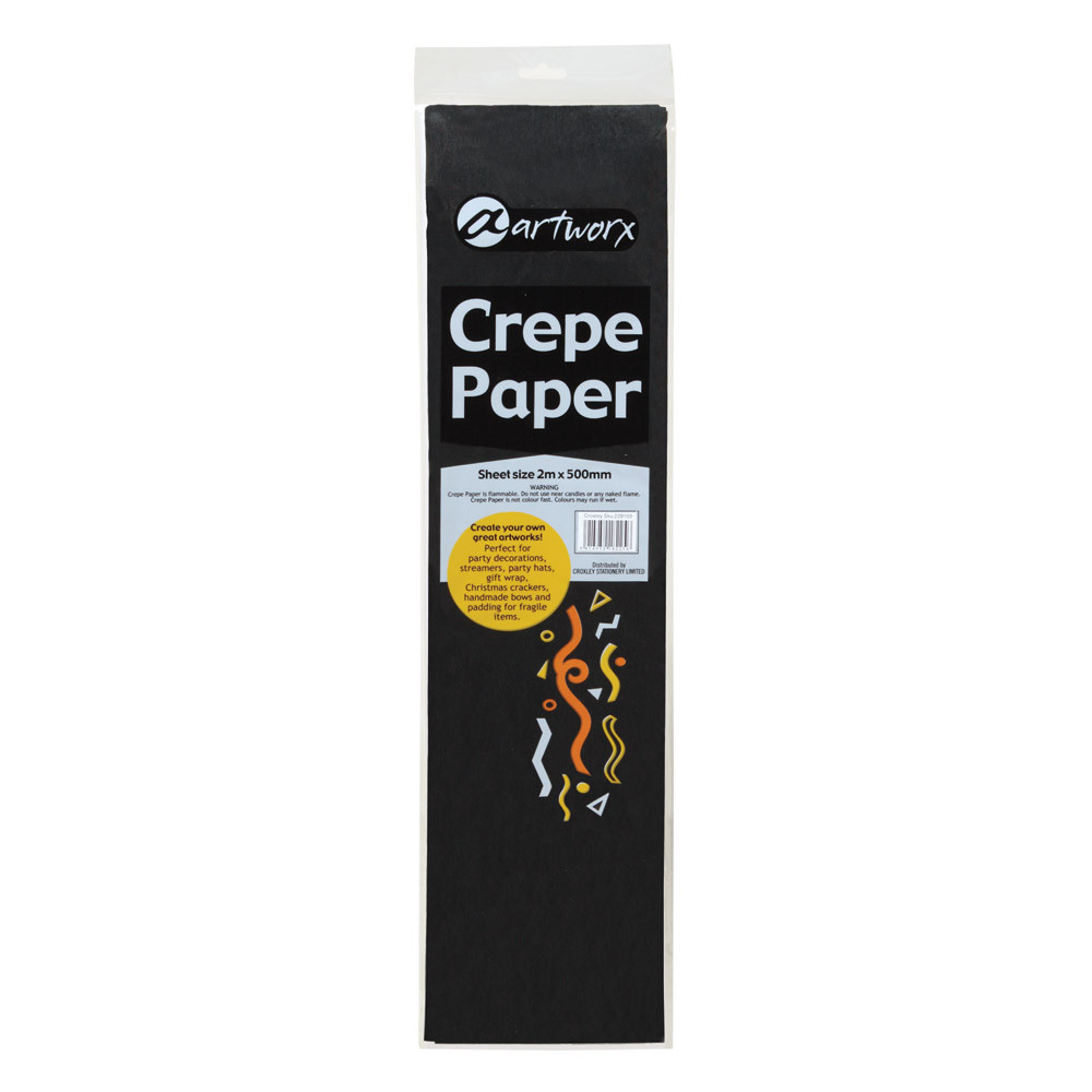 CREPE PAPER (BLACK) Qizzle