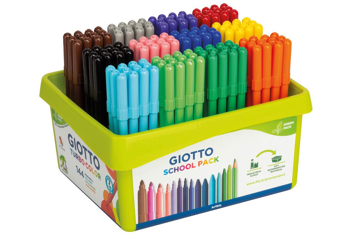 Giotto Colors 3.0 Buntstifte – 3,0 Mm Mine, Hexagonale Form, Lebendige Farben, FSC-Holz