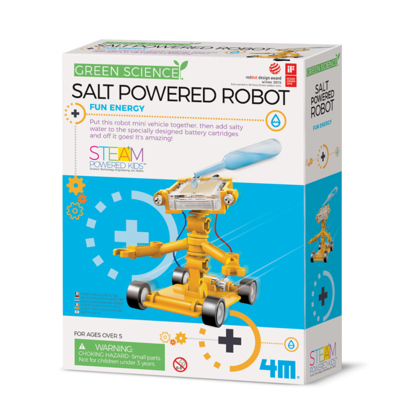 GREEN SCIENCE SALT-POWERED ROBOT KIT Qizzle - Main Image