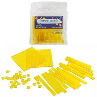 TRANSPARENT YELLOW BASE TEN SET 32PC - Qizzle