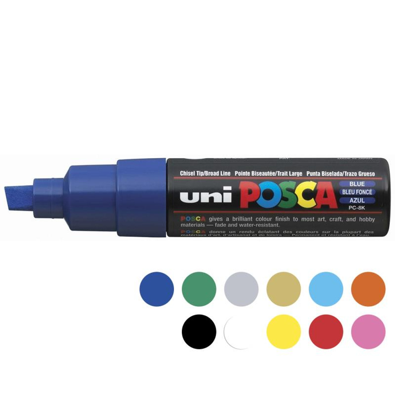 UNI POSCA MARKER BOLD CHISEL TIP - Qizzle