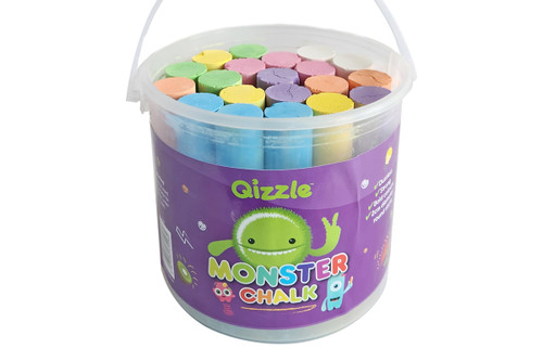 QIZZLE MONSTER CHALK, BUCKET OF 20