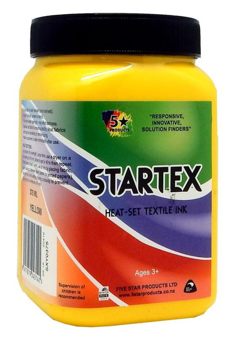 STARTEX TEXTILE INK - 375 ML (YELLOW)