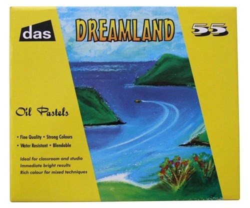 DREAMLAND OIL PASTELS LARGE, PKT 55