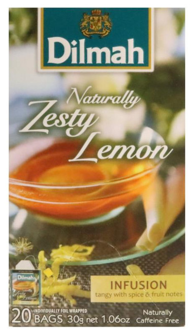 DILMAH TEABAGS ZESTY LEMON, PKT 20