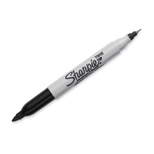 SHARPIE TWIN TIP MARKER, BLACK