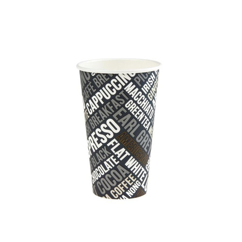 SINGLE WALL HOT CUP 16OZ, PKT 50