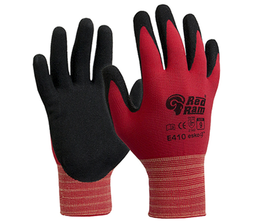 RED RAM LATEX WORK GLOVE SMALL